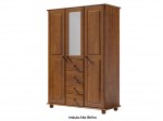Guarda Roupa Armario Roupeiro Montauri 1205 Espelhado 03 Portas  
